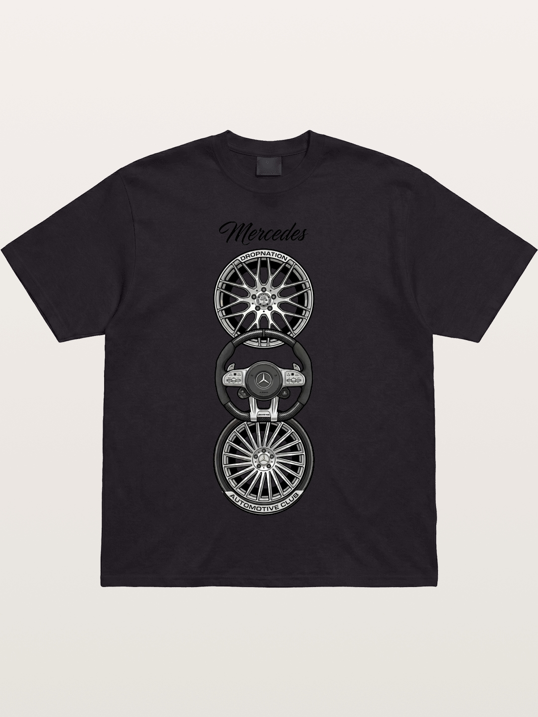 Wheel Stack Cotton T-shirt