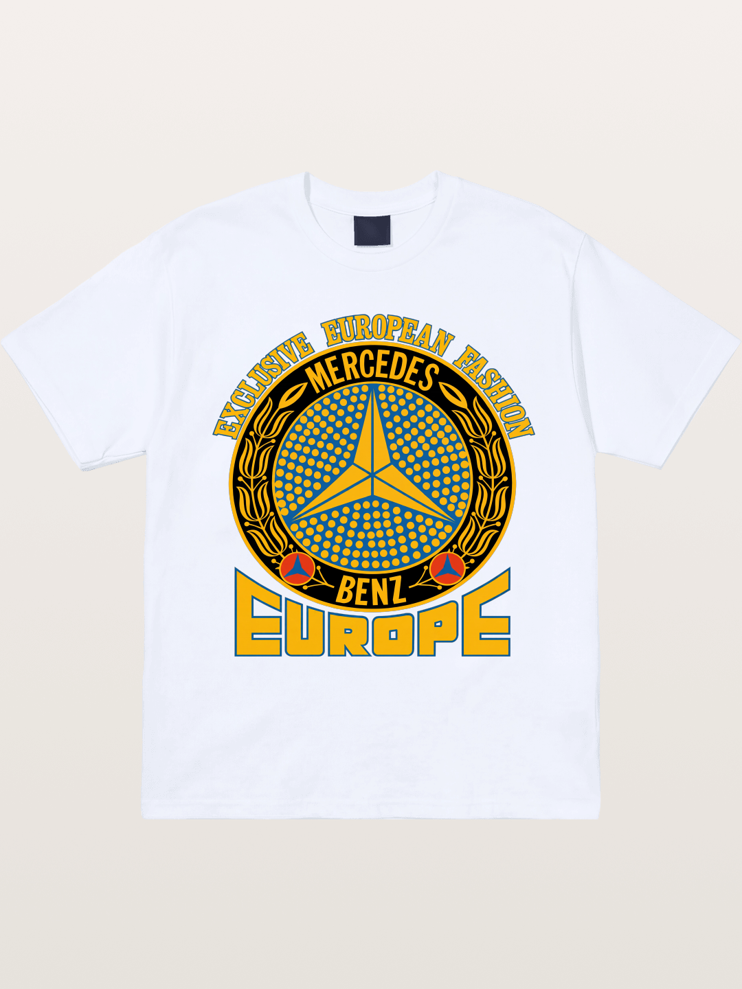 European Fashion Mercedes Print Gildan T-shirt