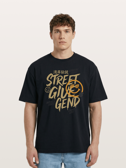 Street Glue Cotton T-shirt