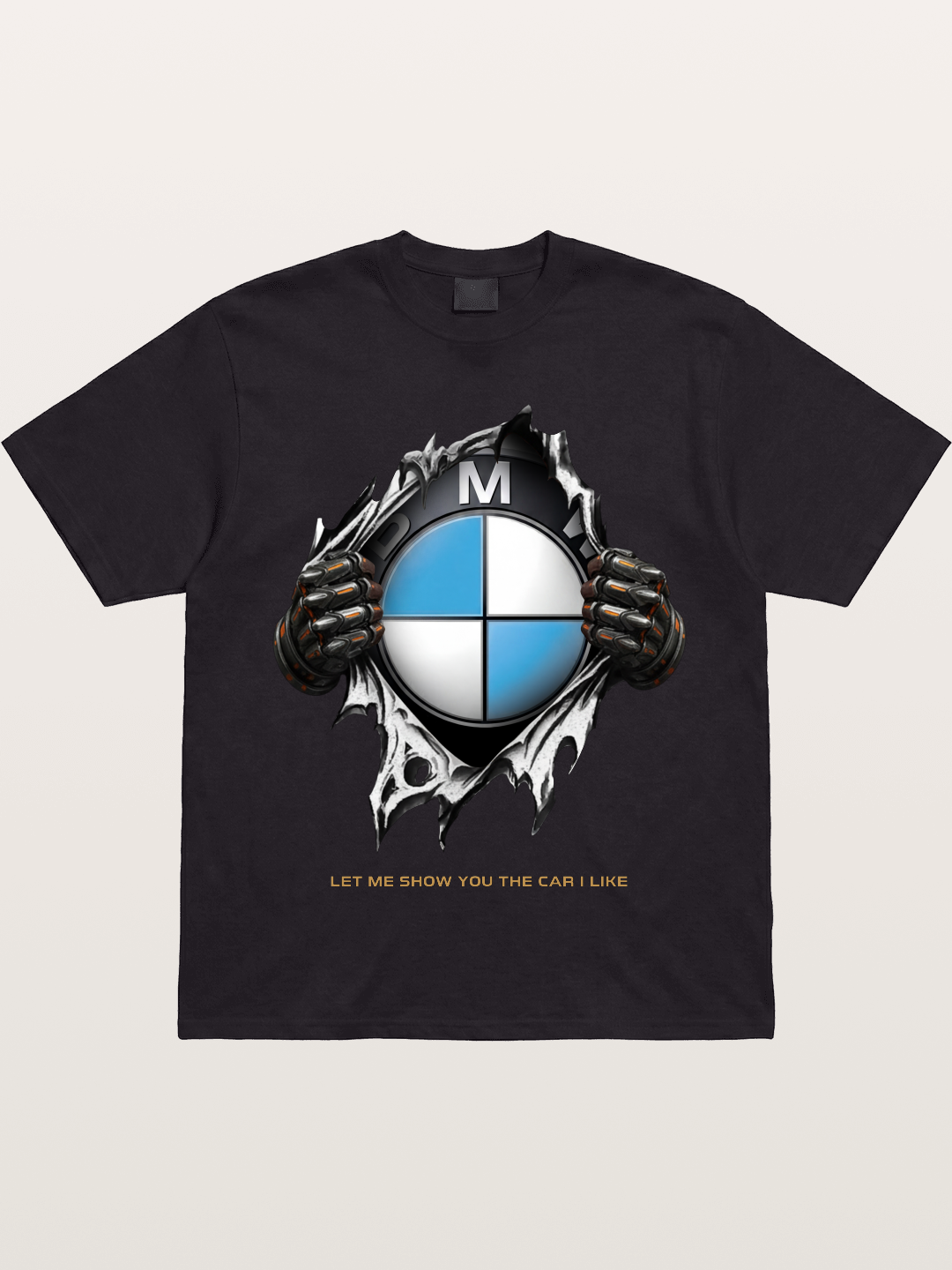 BMW Roundel Tear Through Design Gildan T-shirt