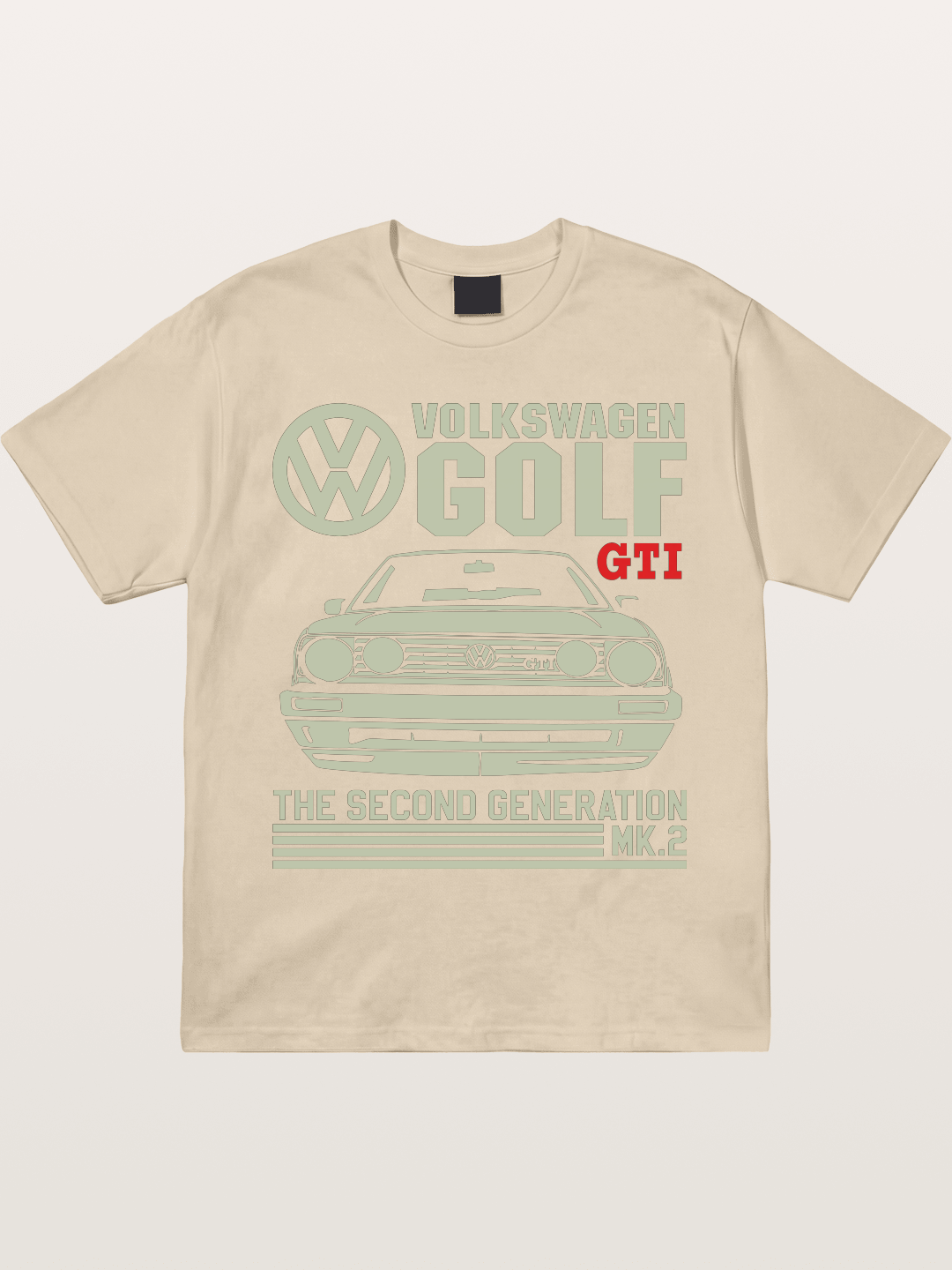 Volkswagen Golf MK2 Outline Gildan T-shirt