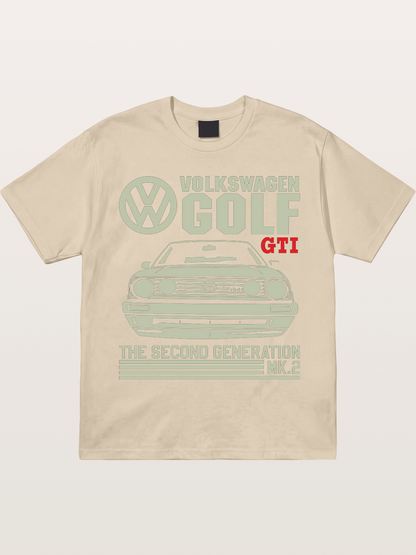 Volkswagen Golf MK2 Outline Gildan T-shirt
