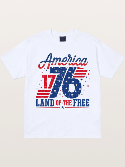 America 1776 Land Of The Free Gildan T-shirt