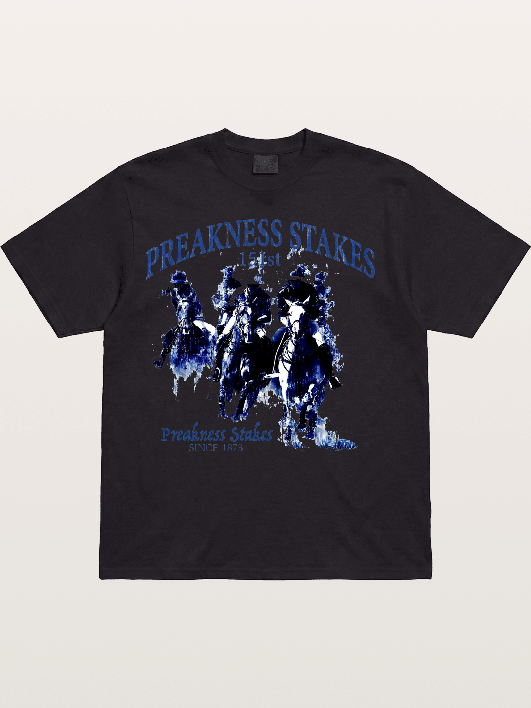 Preakness Stakes Watercolor Print Cotton T-shirt