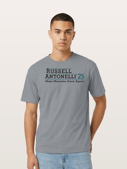 Russell Antonelli Mercedes Design Cotton T-shirt