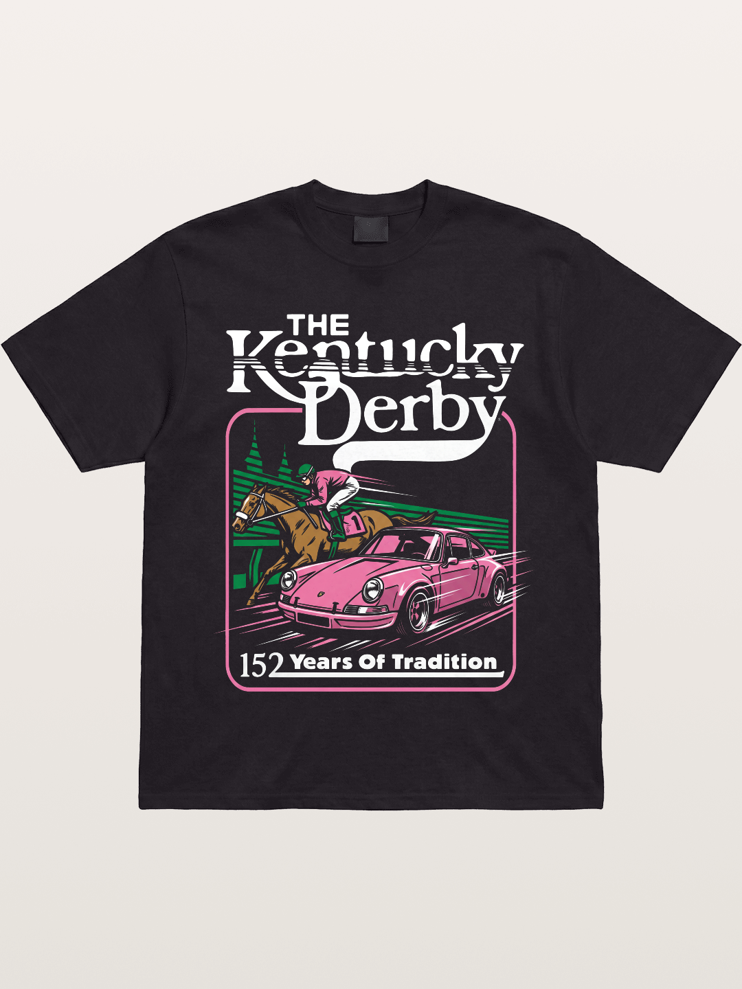 Derby Horse & Porsche Race Gildan T-shirt