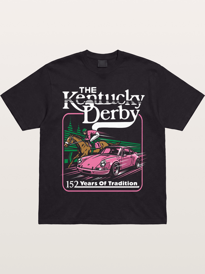 Derby Horse & Porsche Race Gildan T-shirt