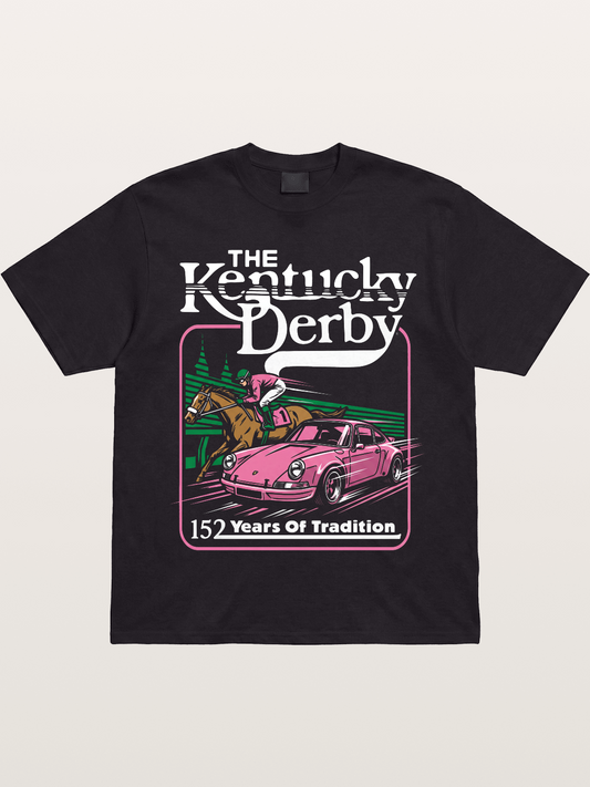 Derby Horse & Porsche Race Gildan T-shirt