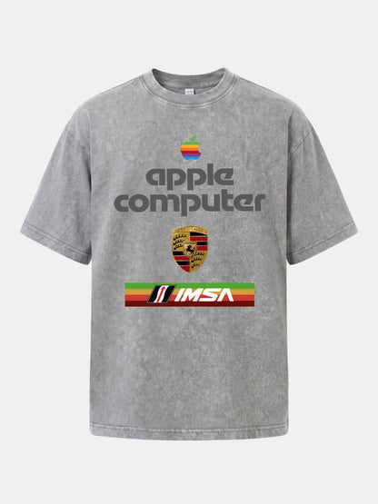 Apple IMSA Porsche Three Brand Combo Washed T-shirt