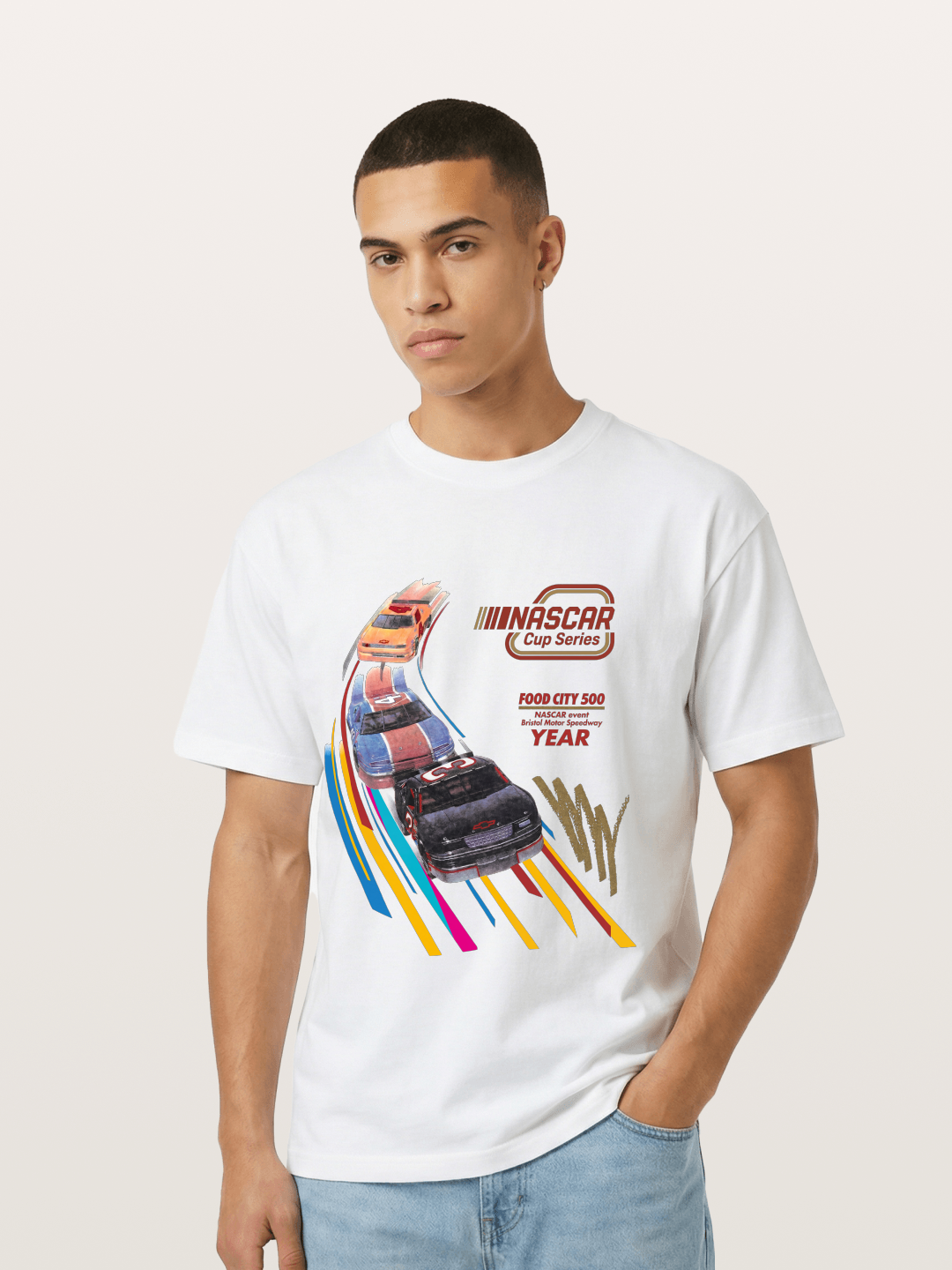 Vintage NASCAR Race Graphic Gildan T-shirt