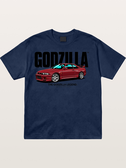 Godzilla Drift Cotton T-shirt