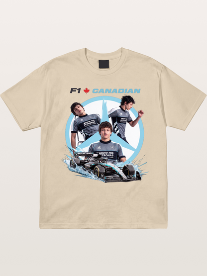Canadian F1 Mercedes Racing Poster Gildan T-shirt