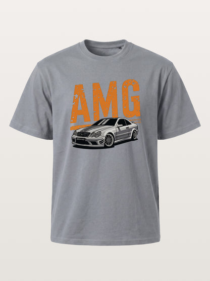Vintage AMG CLK Coupe Distressed Font Gildan T-shirt