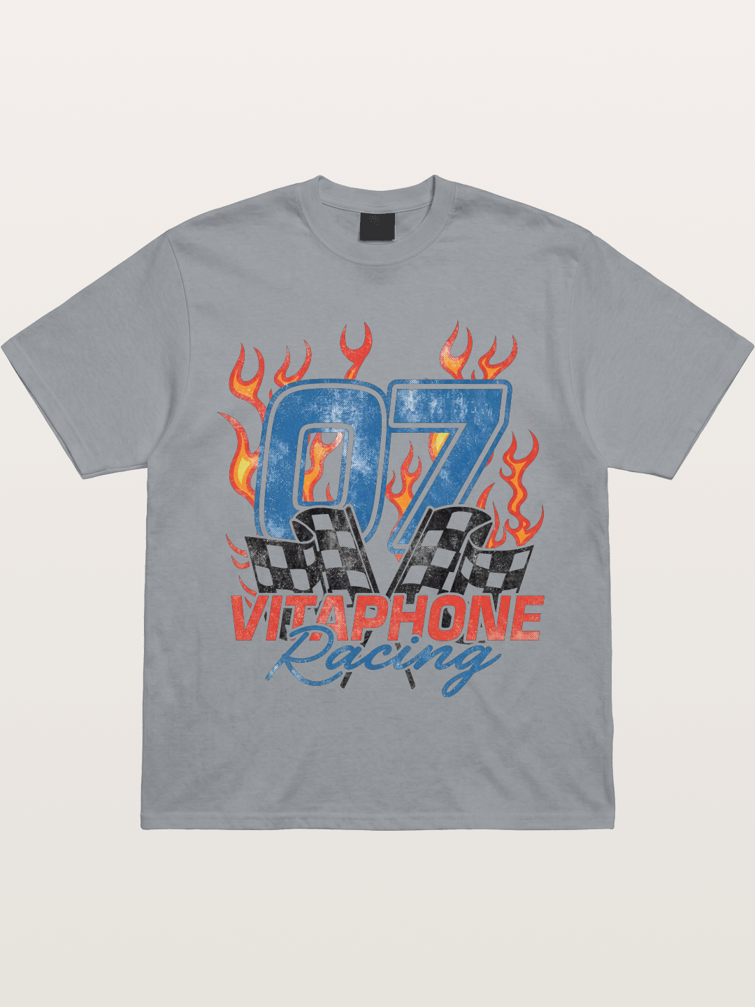 07 Racing Flame Gildan T-shirt