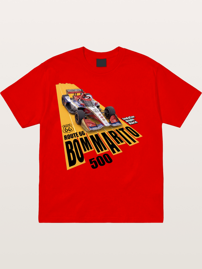 USAF Route66 Race Poster Cotton T-shirt