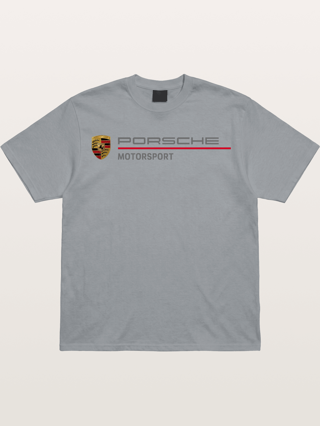 Porsche Motorsport Striped Logo Gildan T-shirt