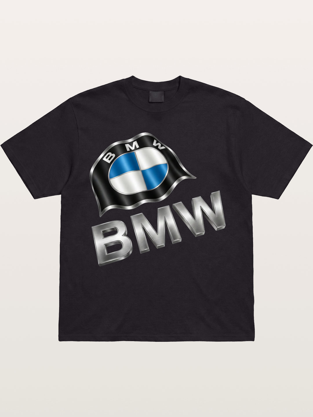 BMW Waving Flag Emblem Gildan T-shirt