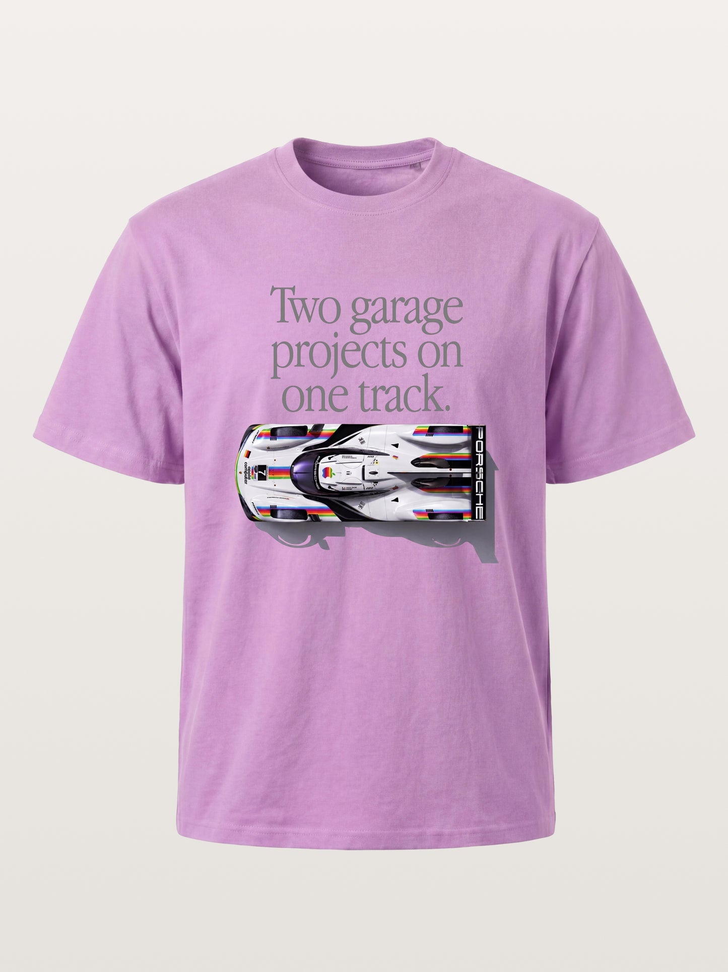 Le Mans Racer Two Garage Quote Gildan T-shirt