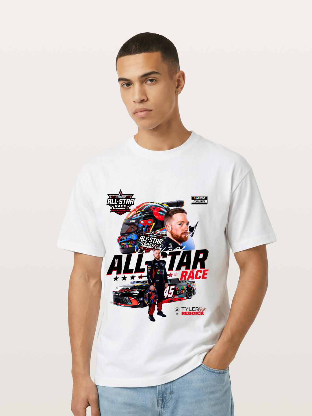 Tyler Reddick All-Star Race Art Gildan T-shirt