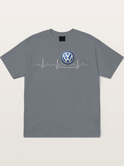 Volkswagen Heartbeat Logo Cotton T-shirt