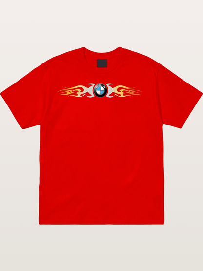 BMW Roundel Flame Stripe Cotton T-shirt