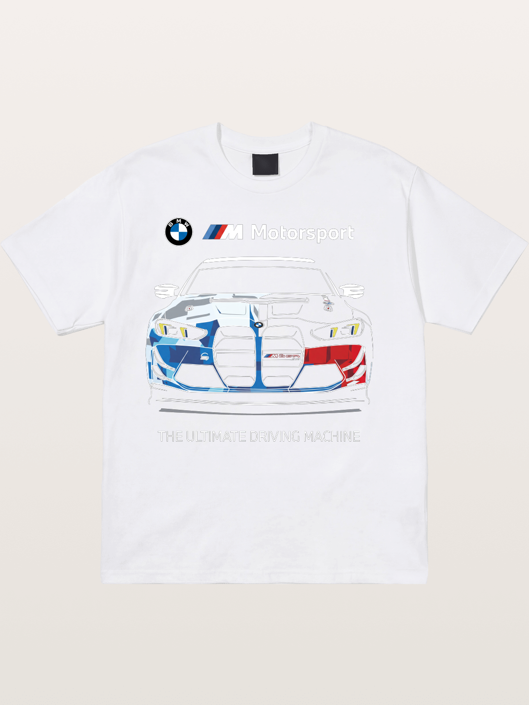 BMW M Motorsport Race Car Livery Cotton T-shirt