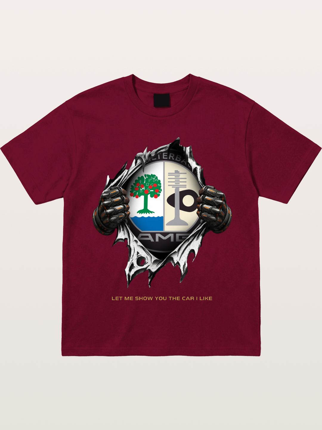 AMG Affalterbach Crest Tear Through Gildan T-shirt