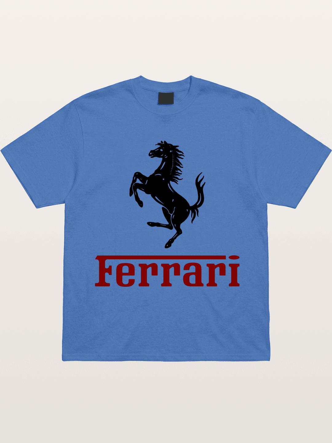 Ferrari Black Horse Logo Gildan T-shirt