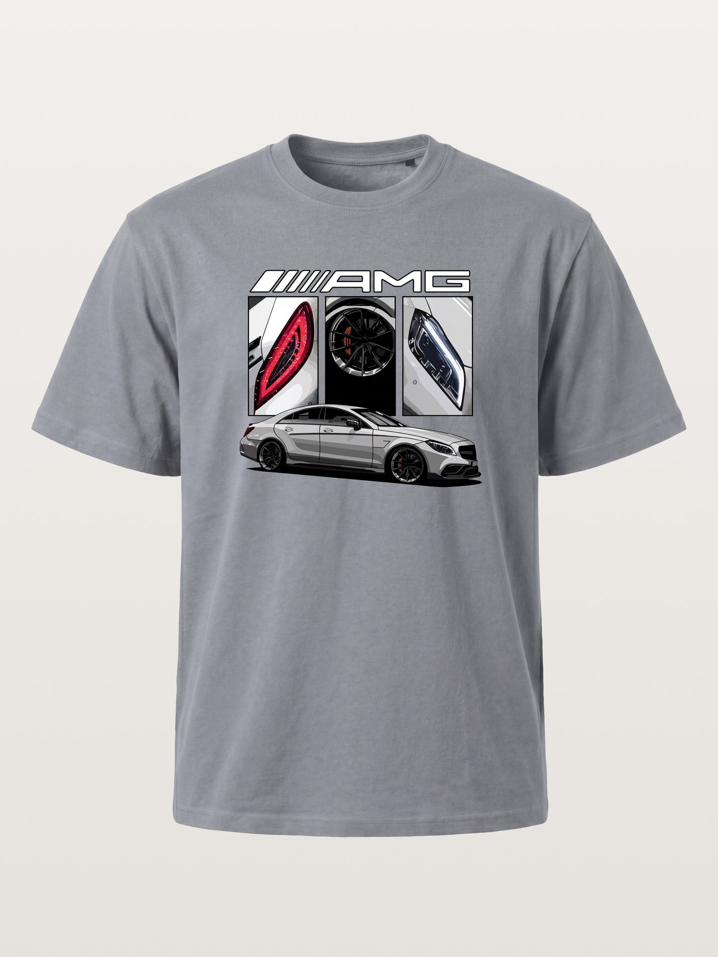 AMG Coupe Split Body Component Collage Gildan T-shirt