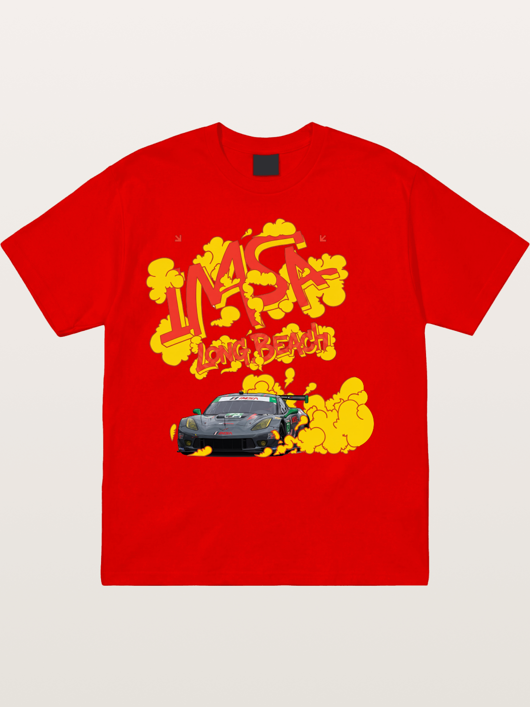 IMSA Long Beach Race Graphic Cotton T-shirt