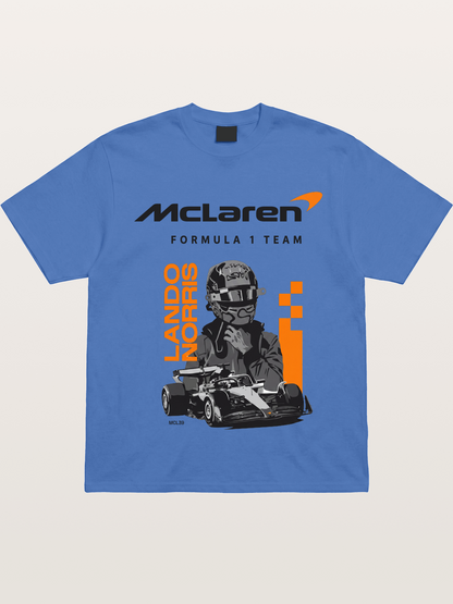 Lando Norris McLaren Portrait Gildan T-shirt