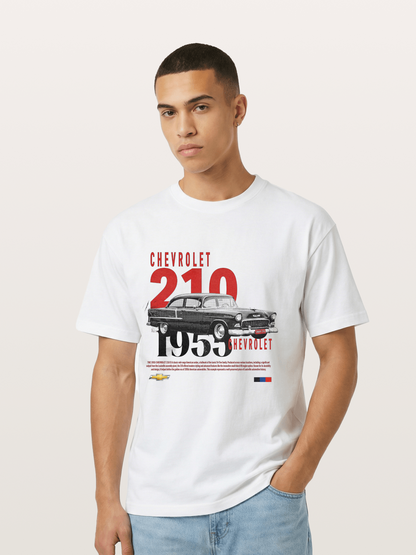 1955 Chevrolet 210 Retro Poster Gildan T-shirt