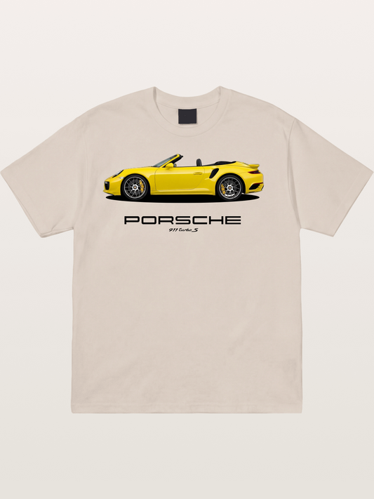 Yellow Flash Cotton T-shirt