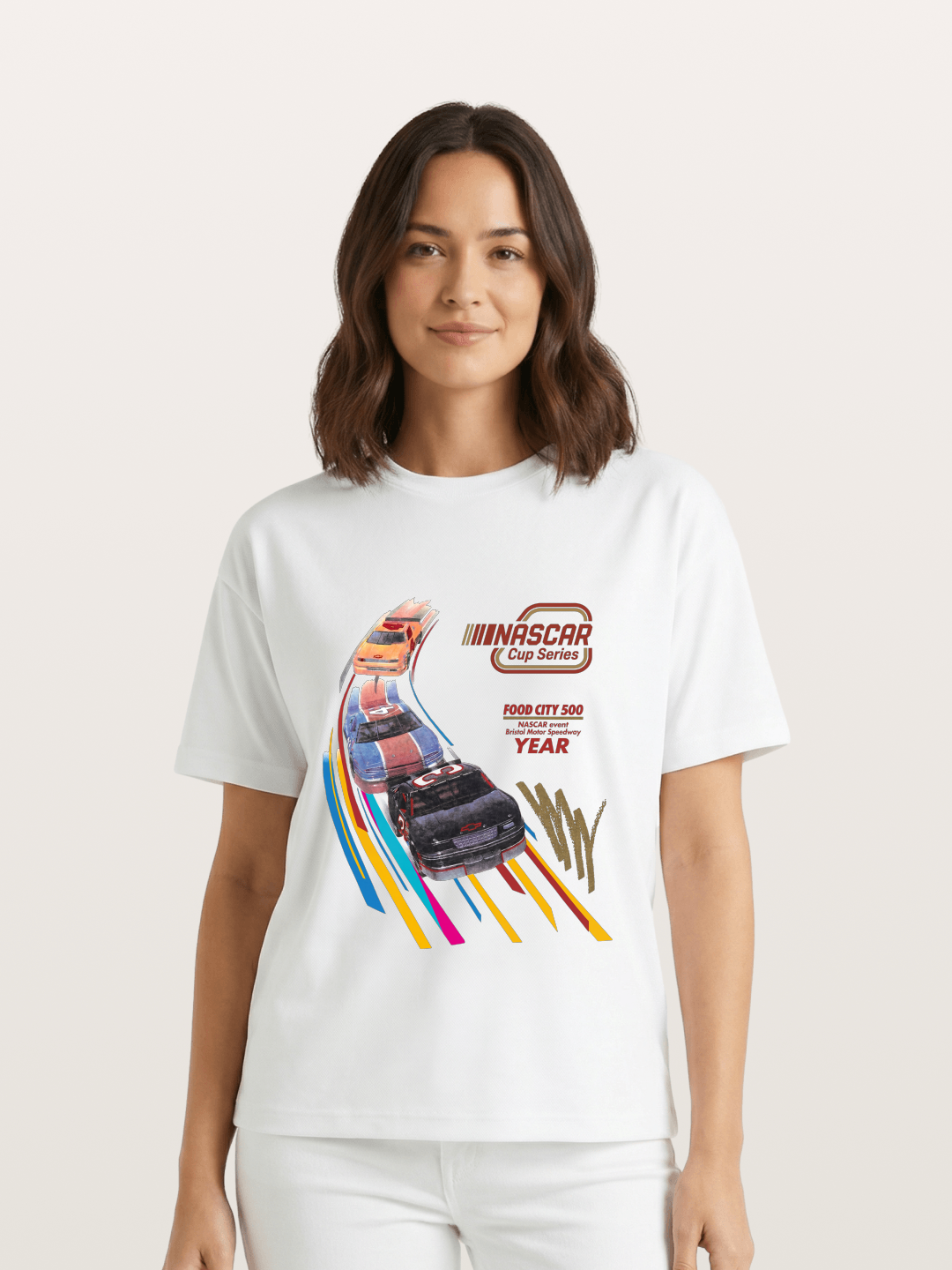 Vintage NASCAR Race Graphic Gildan T-shirt