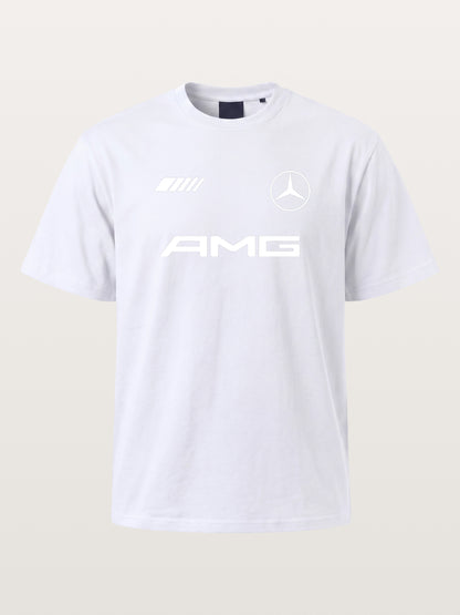 Mercedes AMG Three Element Dark Layout Cotton T-shirt