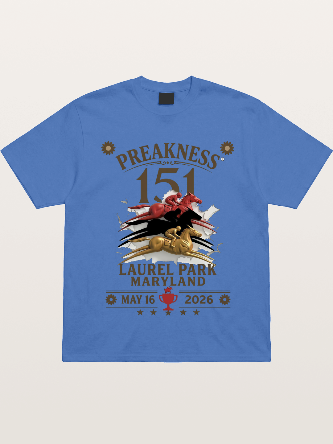 Preakness 151 Laurel Park Print Gildan T-shirt
