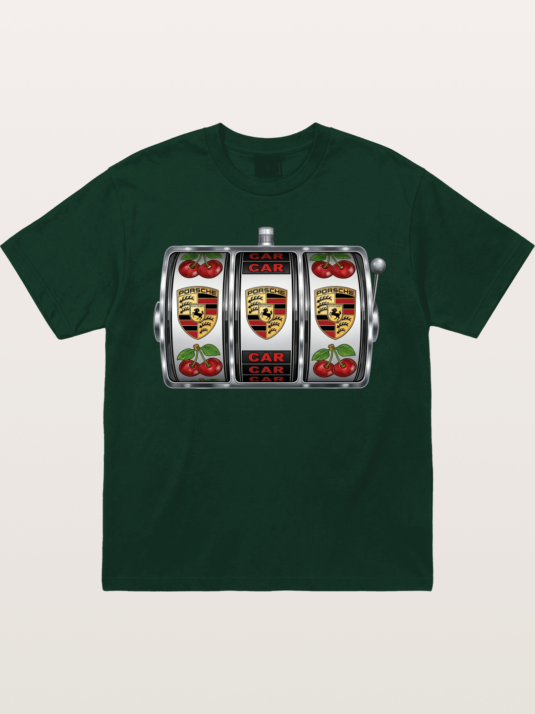 Porsche Slot Machine Art Print Gildan T-shirt