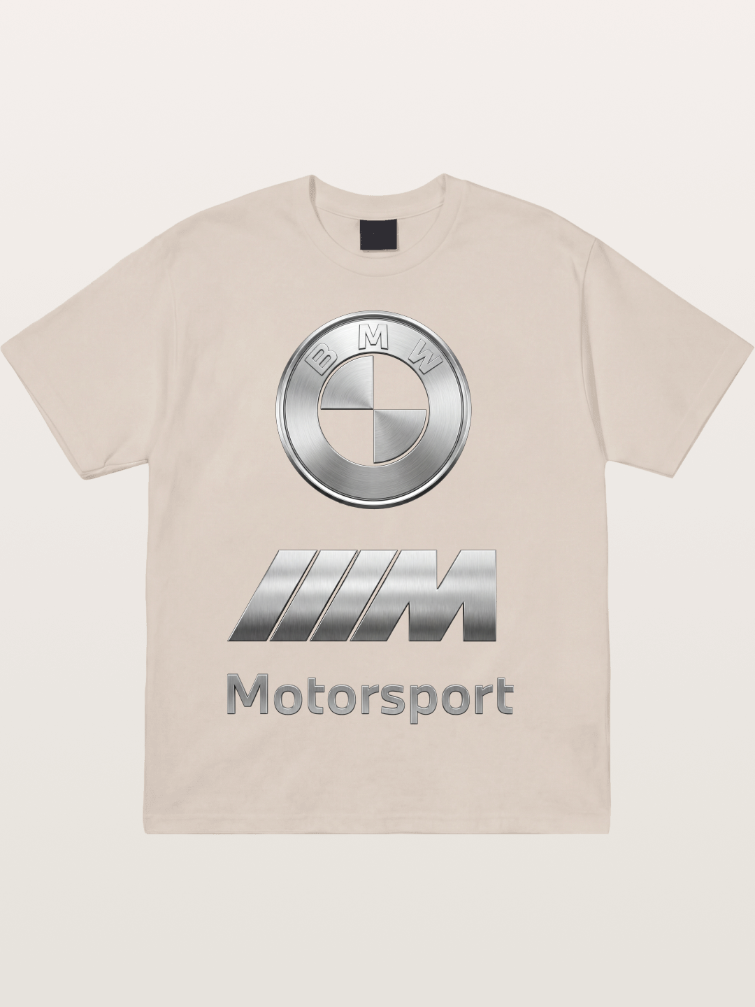 BMW Motorsport Metal Logo Art Cotton T-shirt