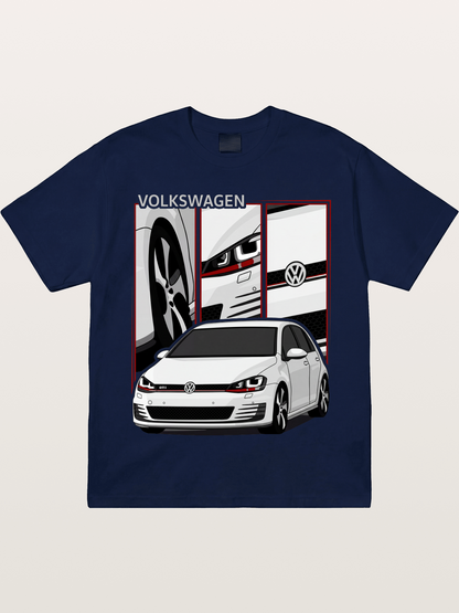 Volkswagen Golf MK7 GTI Front Gildan T-shirt