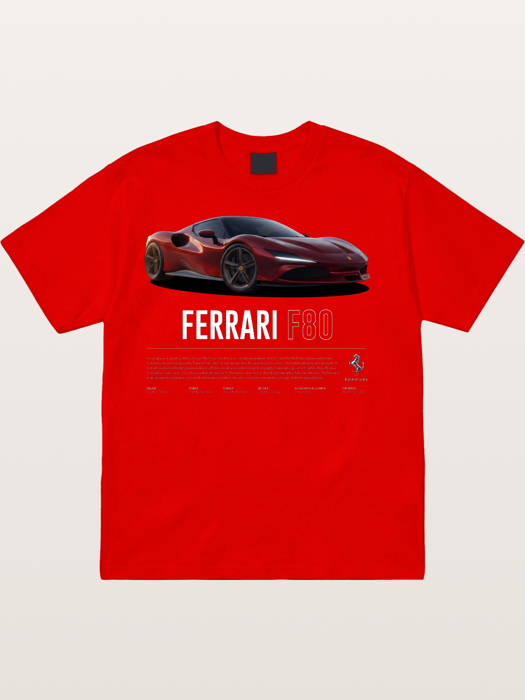 F80 Speed Cotton T-shirt