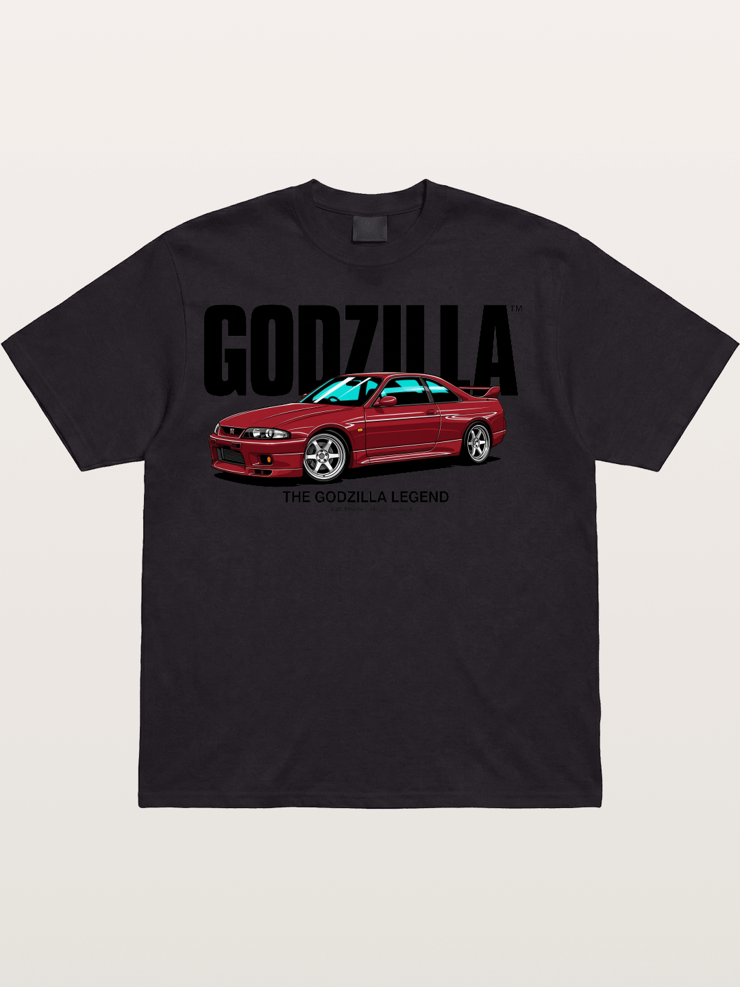 Godzilla Drift Cotton T-shirt