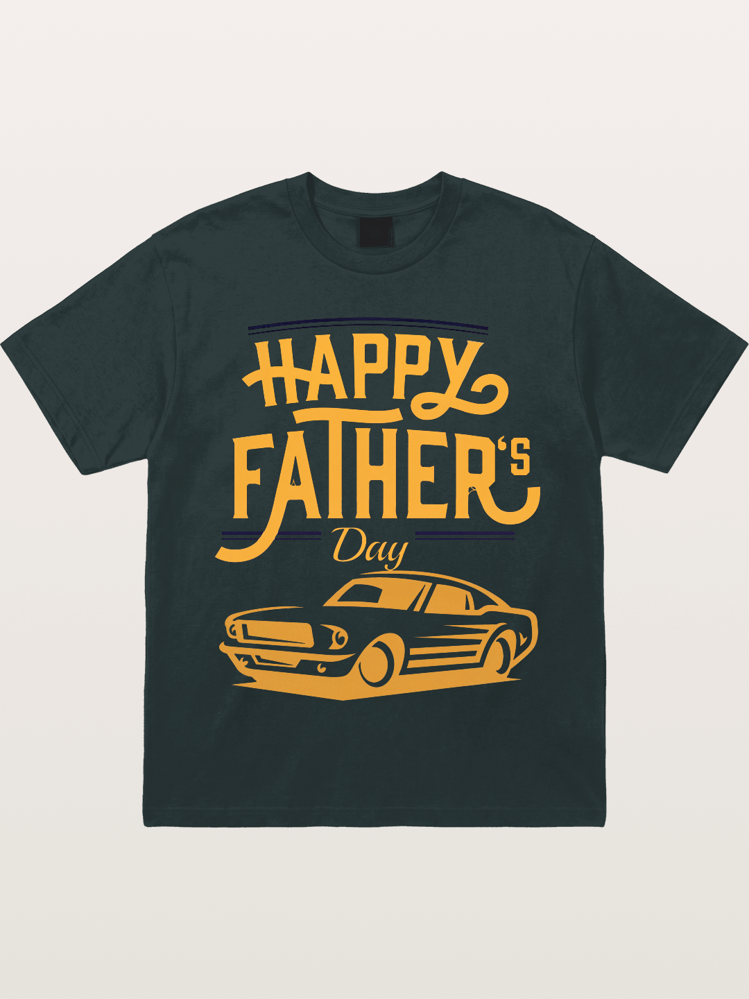 Father's Day Muscle Car Art Gildan T-shirt