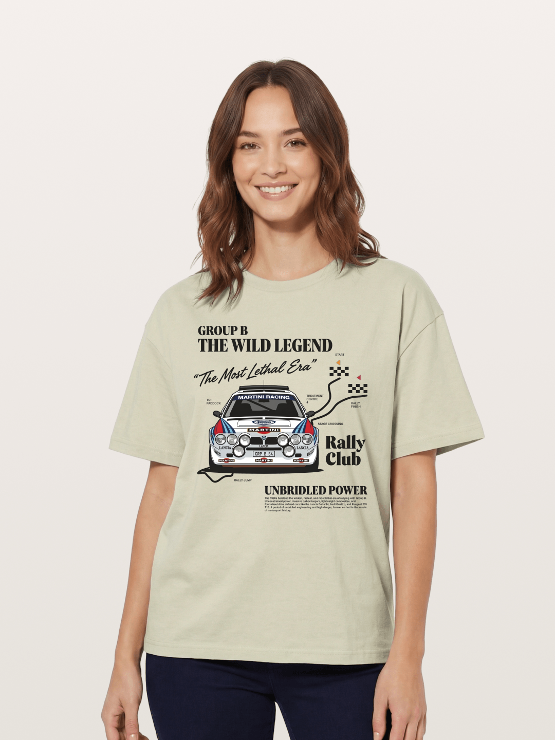 Retro Rally Cotton T-shirt