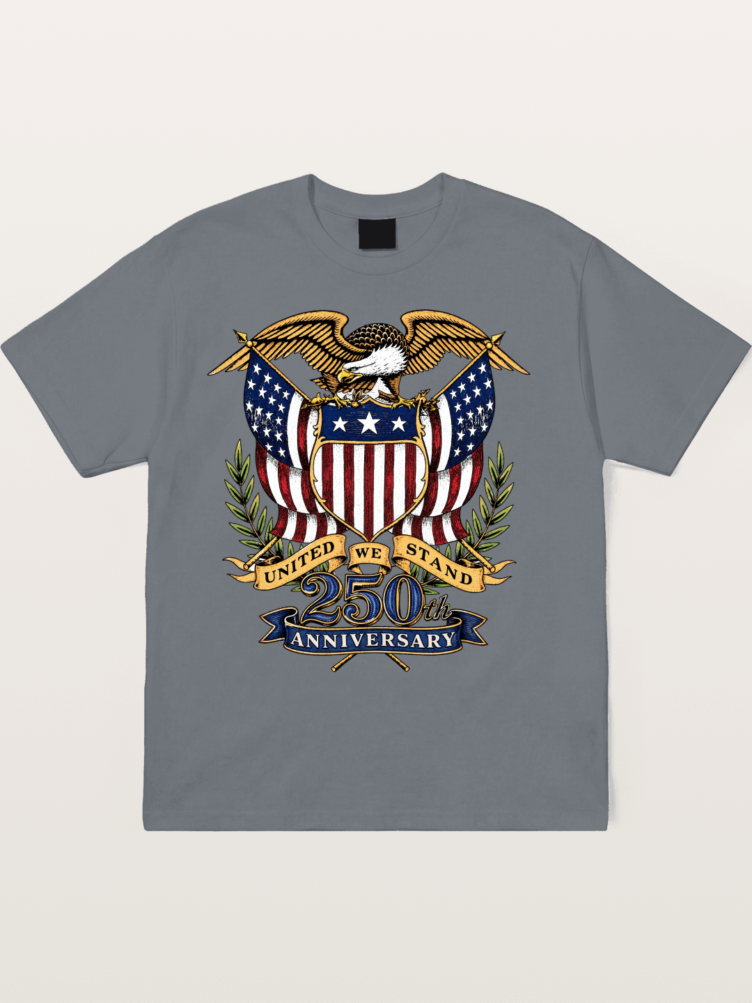 American Eagle Crest Art Cotton T-shirt