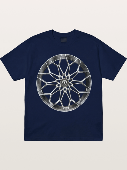 Lamborghini Multi-Spoke Alloy Wheel Gildan T-shirt
