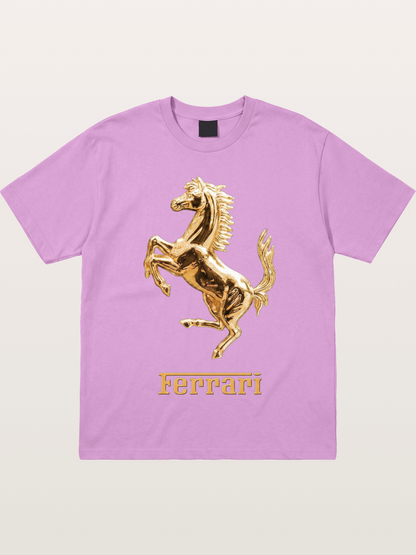 Ferrari Golden Prancing Horse Gildan T-shirt