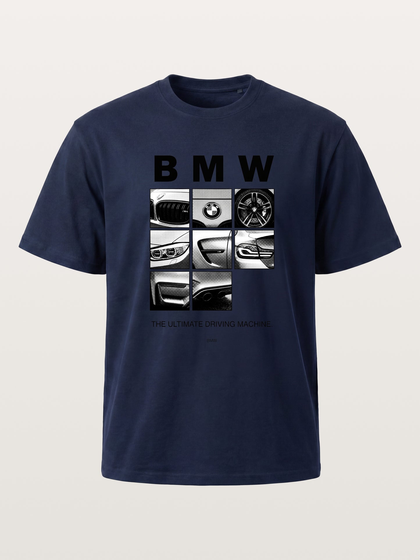 BMW 9 Grid Detail Collage Cotton T-shirt