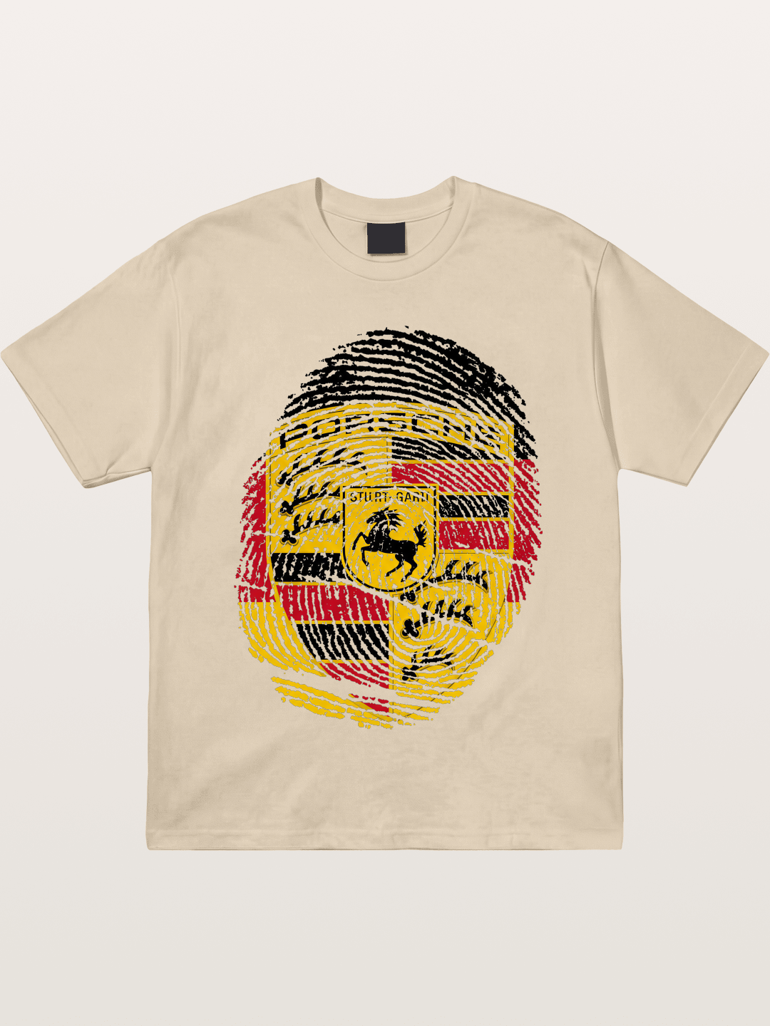 Porsche Crest Fingerprint Gildan T-shirt