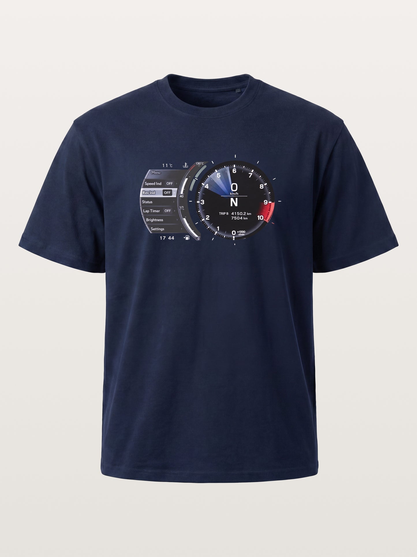 Lexus Analog Tachometer With Menu Panel Cotton T-shirt