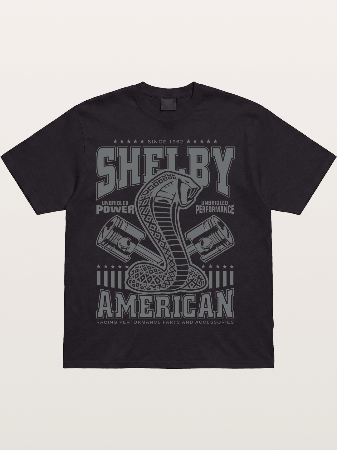 Shelby American Cobra Print Cotton T-shirt